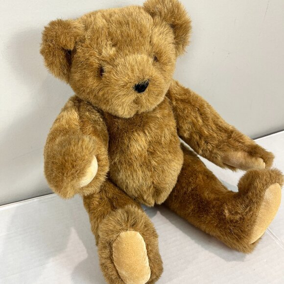 Vermont Teddy Bear, fully jointed, 16' x 8" - Picture 1 of 5